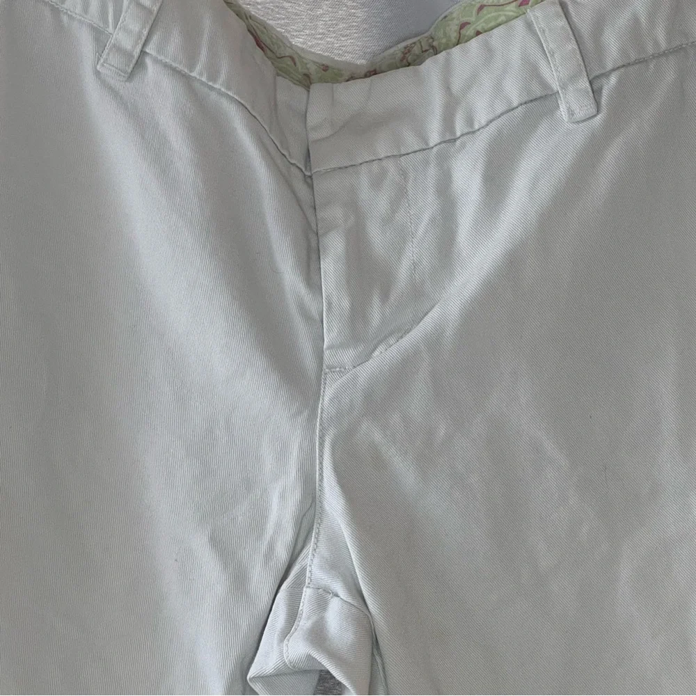 Vintage Americana Eagle Womens Bermuda Shorts Cream Size‎ 8 Zip - Picture 2 of 9